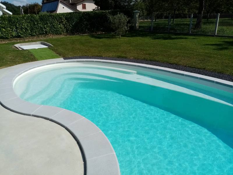 Modèle OPTIMA PPP forme libre fond plat revendeur exclusif Générale Piscines