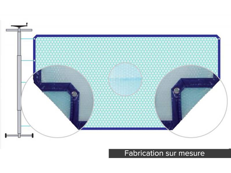 Bache à bulle bordé épaisse de qualité et pas cher